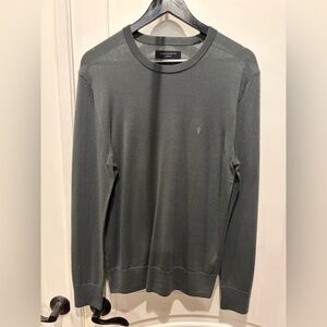 AllSaints Crewneck Pullover Sweater in Gray